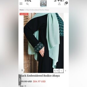 Elegant Black and Green Maxi Dress